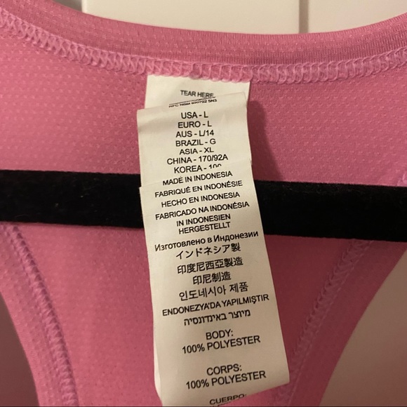 New Balance workout racerback tank top in pink, size L ✨ - Picture 5 of 5